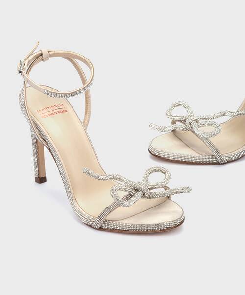 Sandalias tacón | SPRING S024-B525A | HIELO | Martinelli